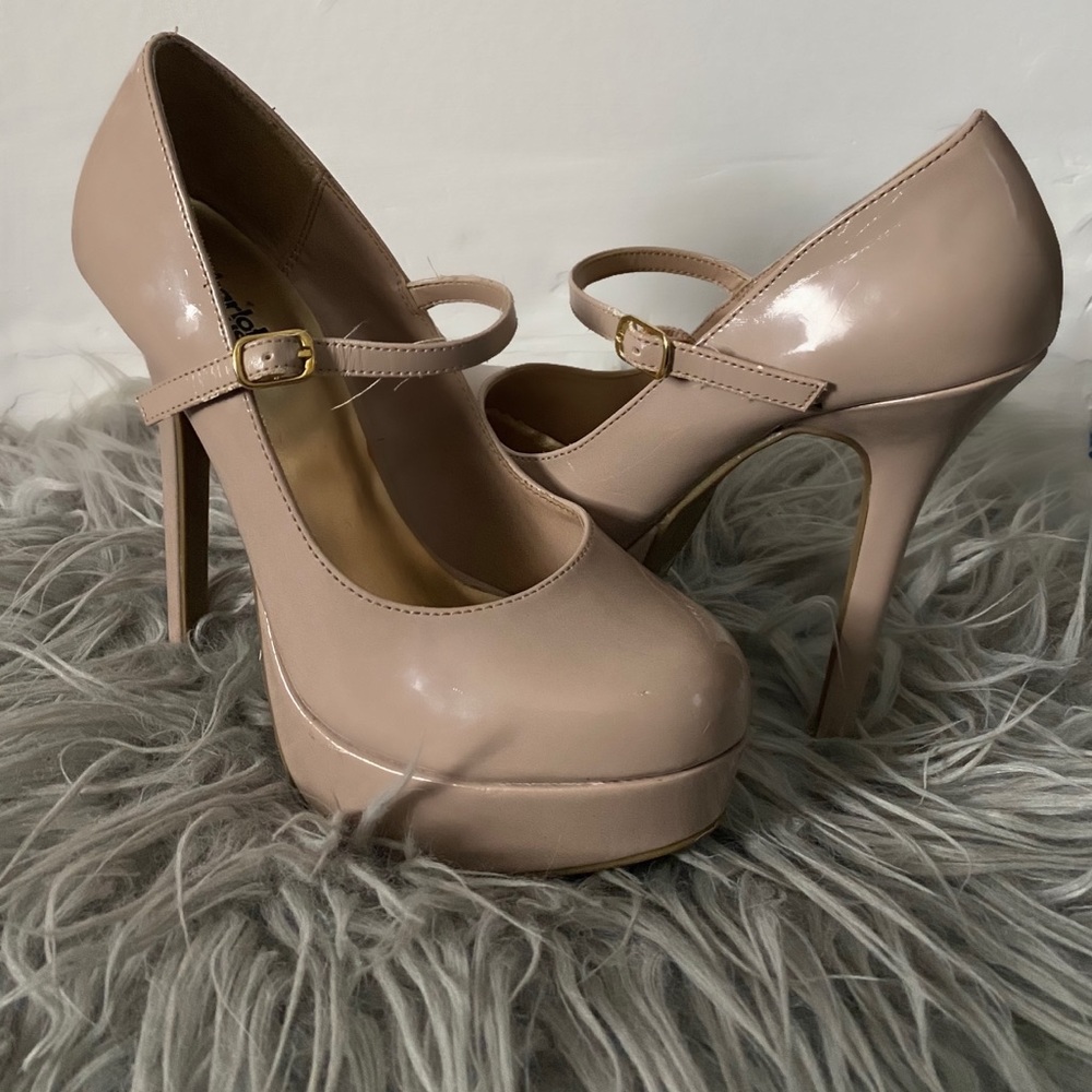 Tan Platform Heels